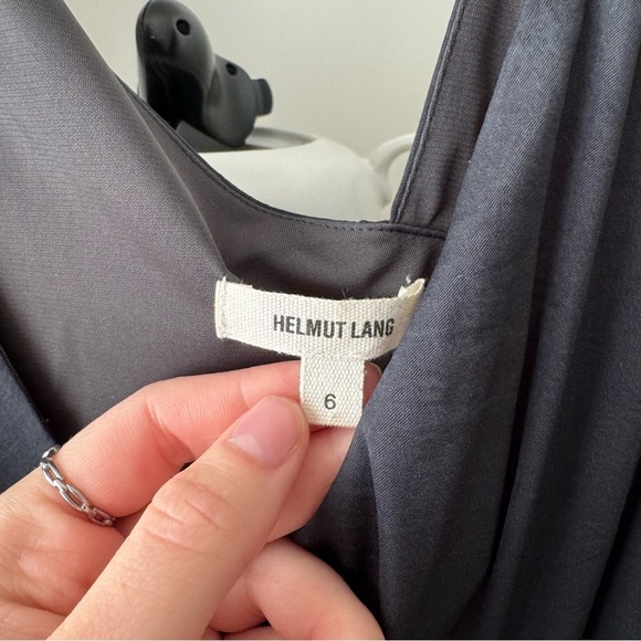 HELMUT LANG Black Earth Goddess Gown - Picture 10 of 12